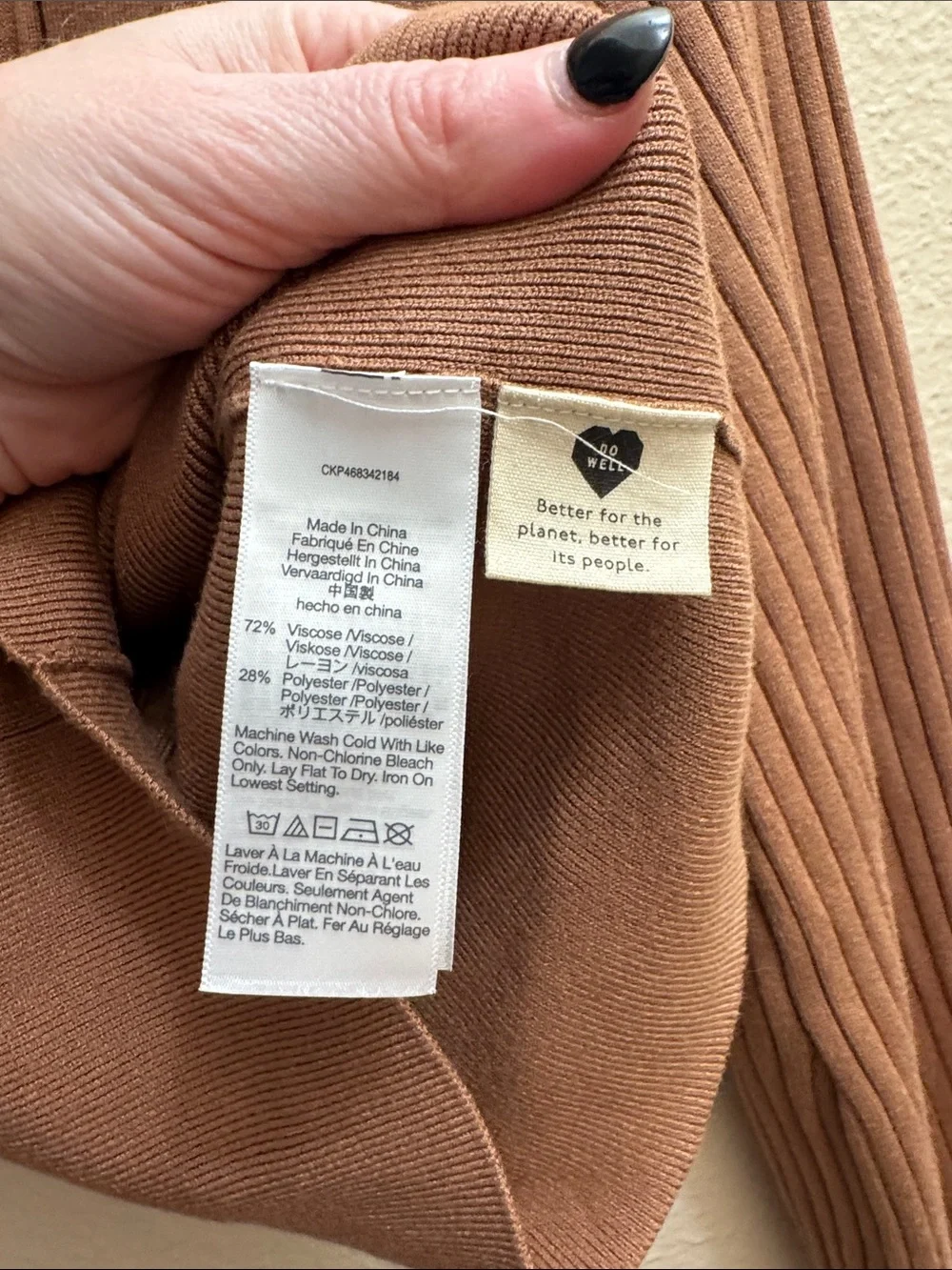 Madewell Ribbed V-Neck Button Cardigan - Picture 3 of 5